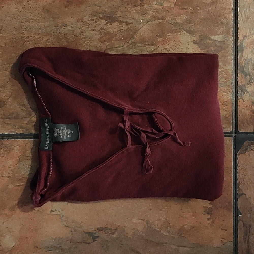 Banana Republic Rich Burgundy Blouse - Picture 4 of 4